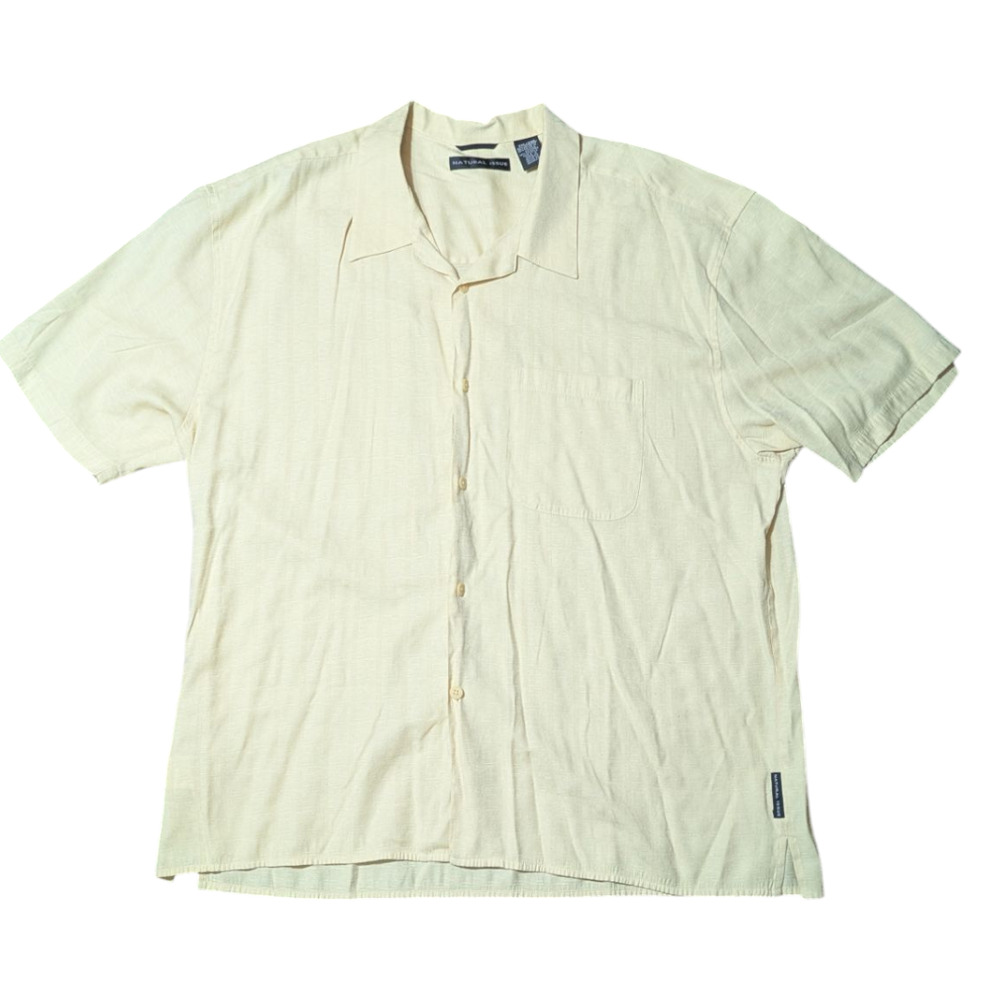 Natural Issue - Men's Button Up Shirt- XXL